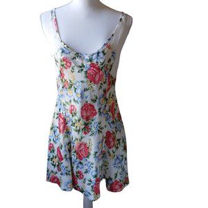 - Victoria Secret floral teddy lingerie nightie sleepwear womens sz med fairyco…